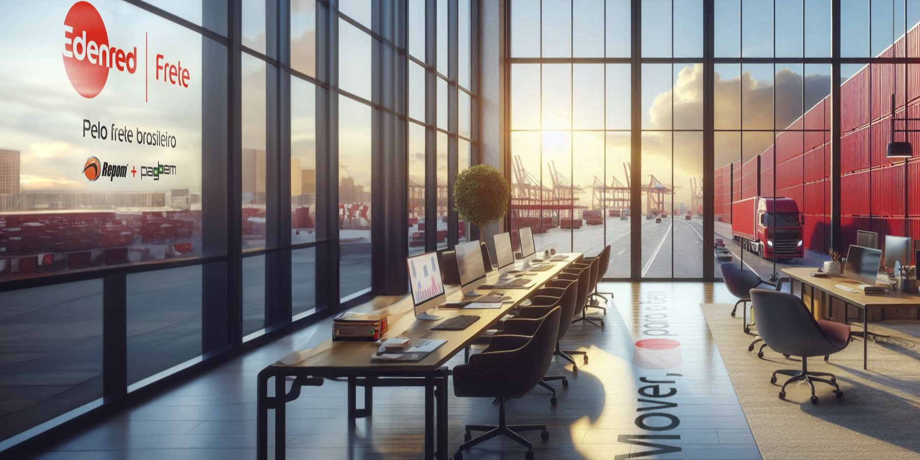 Empty room with a gray wall mockup